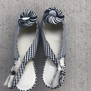 Stuart Whitman peep toes high heels